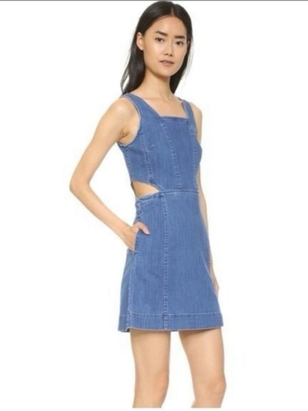 Madewell Denim Cutout Dress